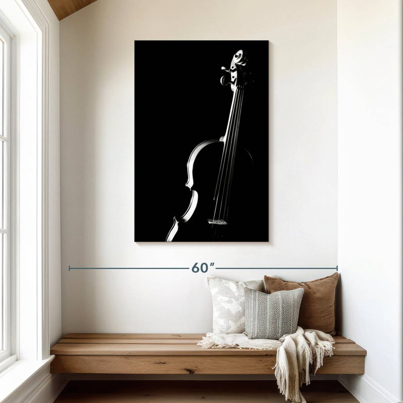 Silhouette de violon Abarca, H 45 po x l 30 po