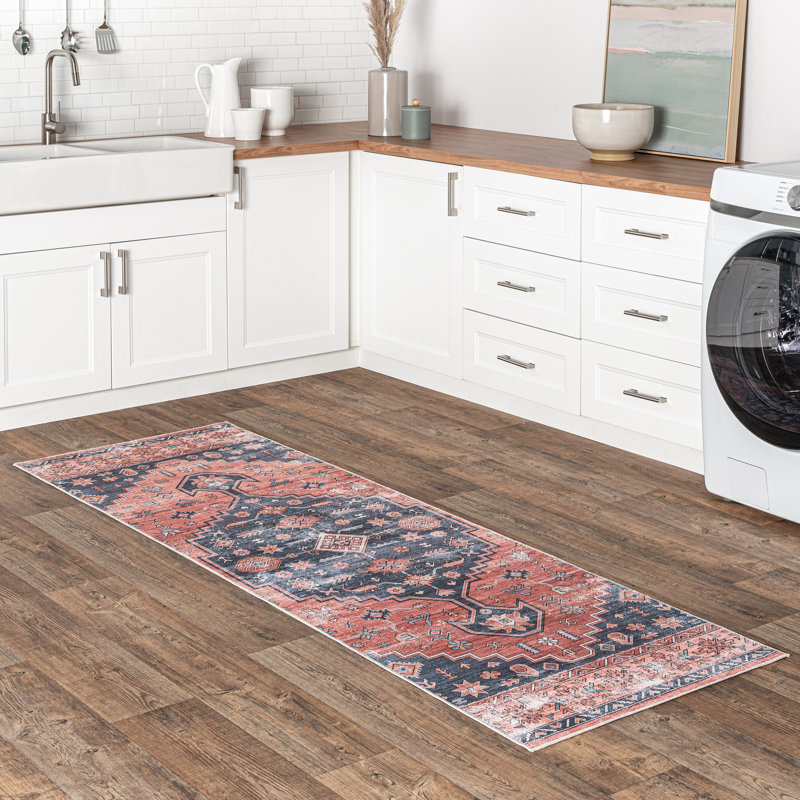 Tapis Medallion, Tapis de couloir 2 pi 6 po x 6 pi