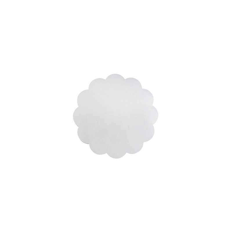 White Scallop Acrylic Napkin Weight