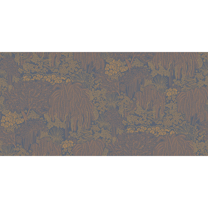 Rouleau de fleurs Einhardt, Bleu foncé