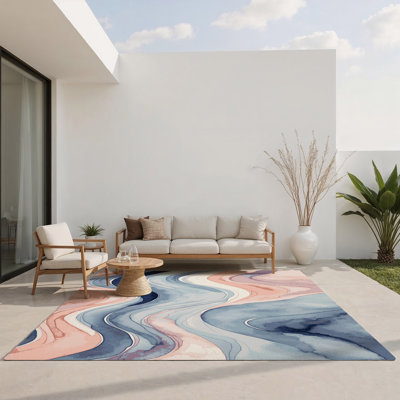 Tapis intérieur et extérieur Ethereal Drift