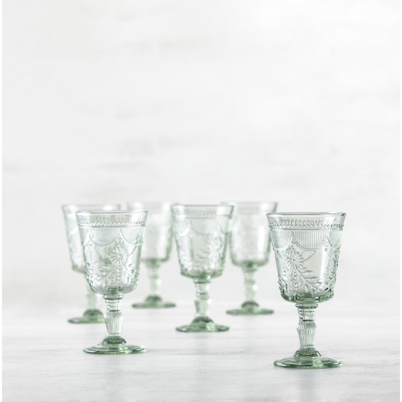 Debutante Fortessa Glass Goblet, 10 oz., Green