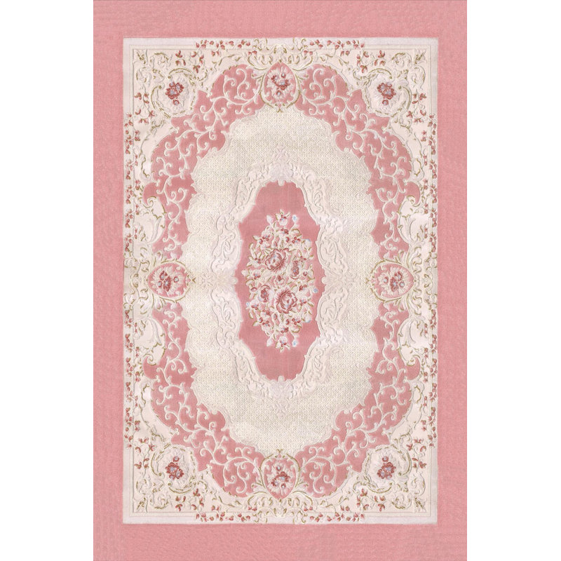 Stylish Woven Carpet (4 x 6 Feet), 100% Polyester, 0.3 in Pile Height | Antibacterial, Non-Slip PVC Dot Underside | Machine Washable, 3D Digital Printed Design | Perfect for Living Room, Bedroom & Office Decor