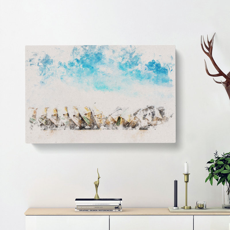 Stacked Rowing Boats On The Beach - Wrapped Canvas, 35cm H x 50cm W x 3cm D