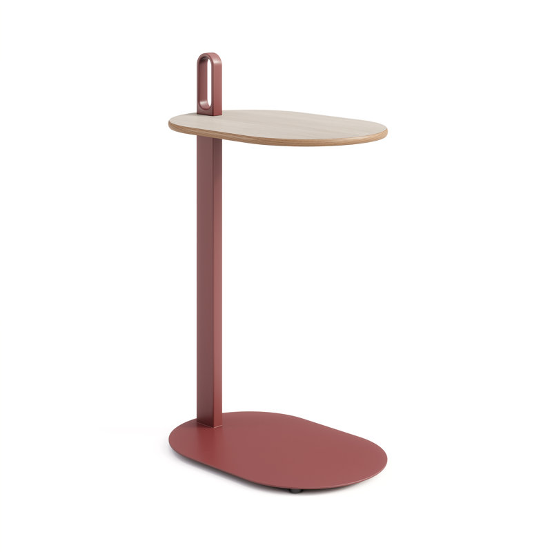 Alden Laptop Table, Ash, Oxide Red