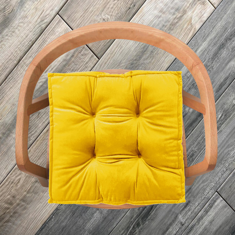 Bystrc Seat Cushion, Yellow