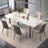 Light Microlite Rectangular Dining Table Sets-105490422-105490426