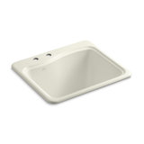 River Falls Metal Rectangular Drop-In Bathroom Sink