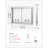 BBQ Access Door, 30 x 21 Inch Double Outdoor Kitchen Door with Reversible Hinges, Louvred Vents and Zinc Alloy Handles, Stainless Steel