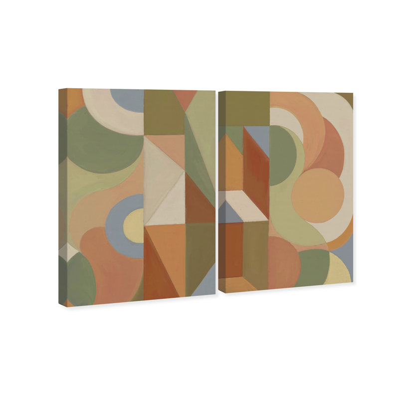 Adore You set Canvas Abstract Print by Oliver Gal, Black Frame, 10 x 15, Gallery Wrapped, 10"H x 15"W