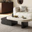 Table basse créative de style crème télescopique