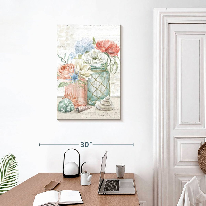 Harnek Seaside Petals III, 30" H x 20" W