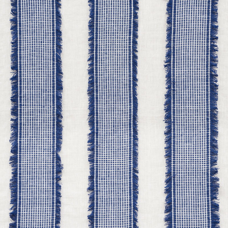 Tulum Casement Fabric, Blue