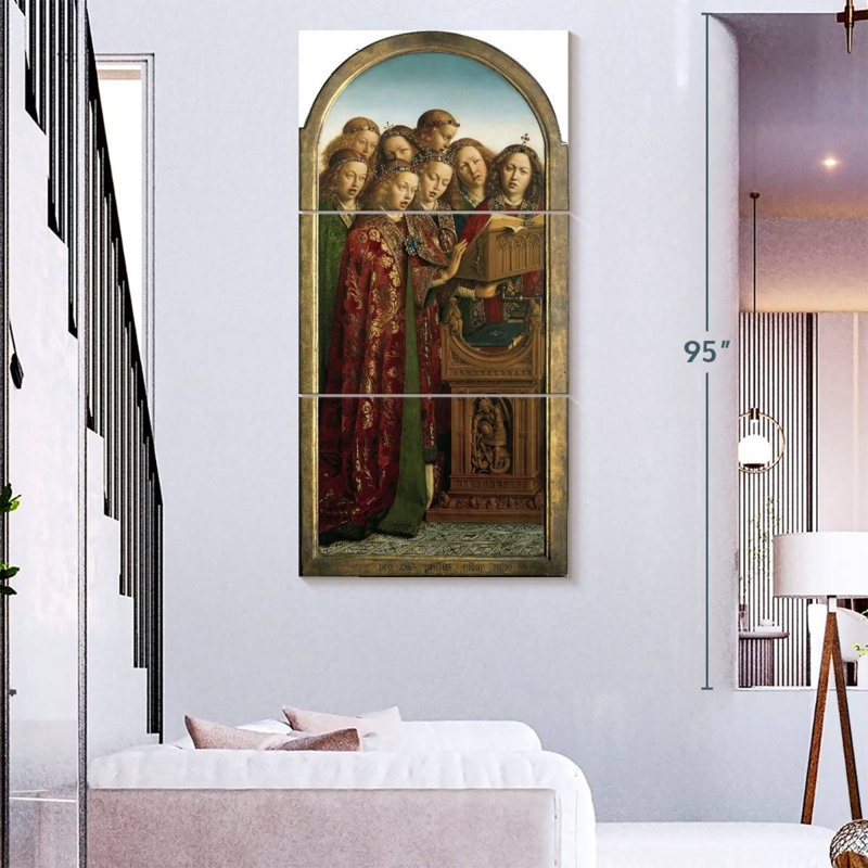 Singing Angels, H 32 po x l 15 po
