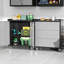 Armoire de rangement en métal robuste avec roulettes - Armoire de rangement pour outils robuste et durable pour les solutions de rangement de garage, de bureau et de maison-970287574