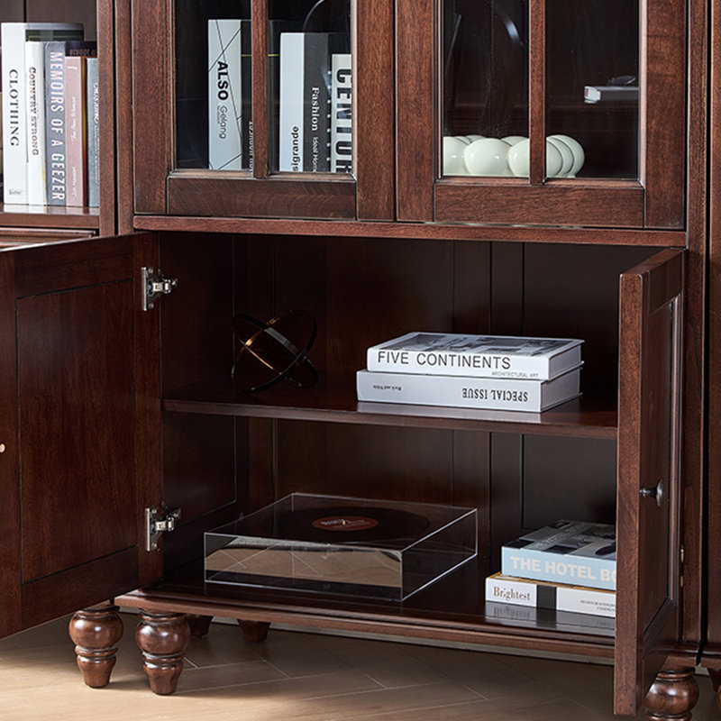 American style solid wood home bookcase