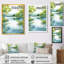 «Spring Lake Light I - Green Cottage», art mural-1335161801-1335161803