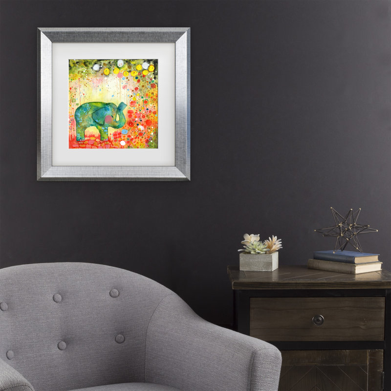 Art encadré Wyann, Argent, H 19,5 po x l 19,5 po x P 0,75 po