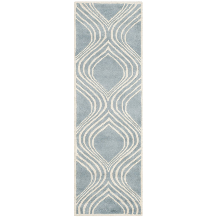 Deedie Hand Tufted Wool Geometric Rug