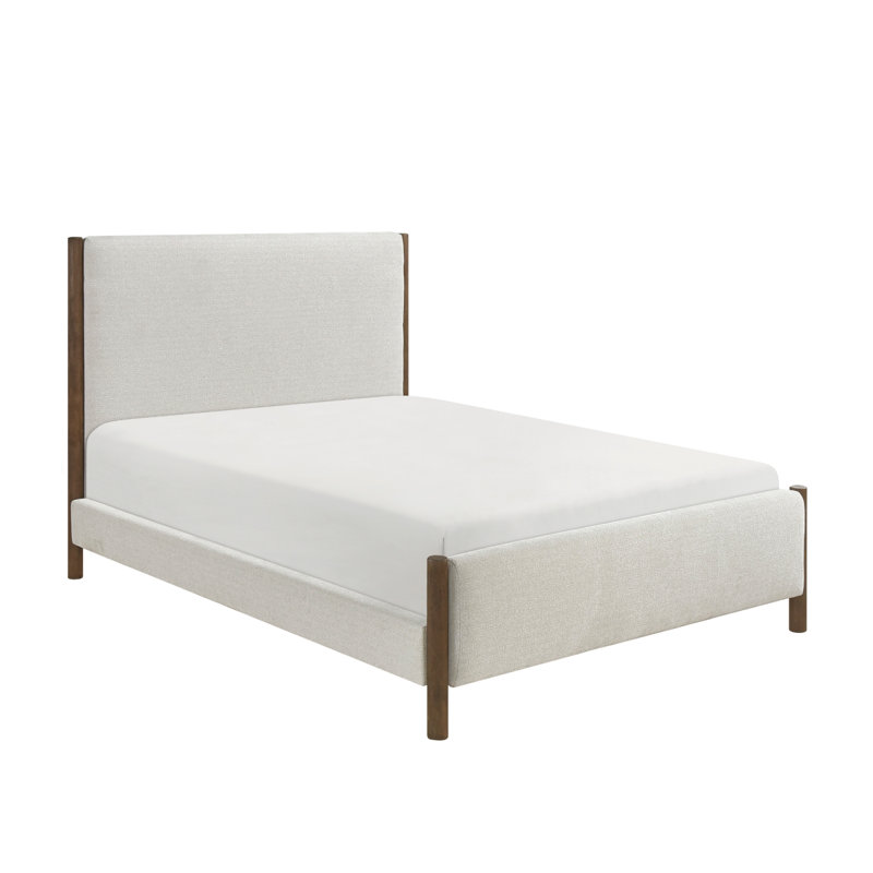 Grand lit plateforme tapissier Julian, Grand