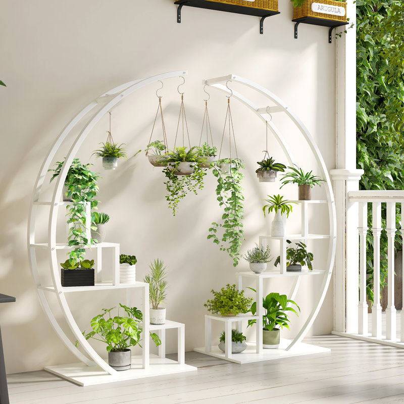 Plant Stand - Set of 2, White