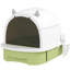 Litière Green Cat avec couvercle, pelle, sacs de désodorisation