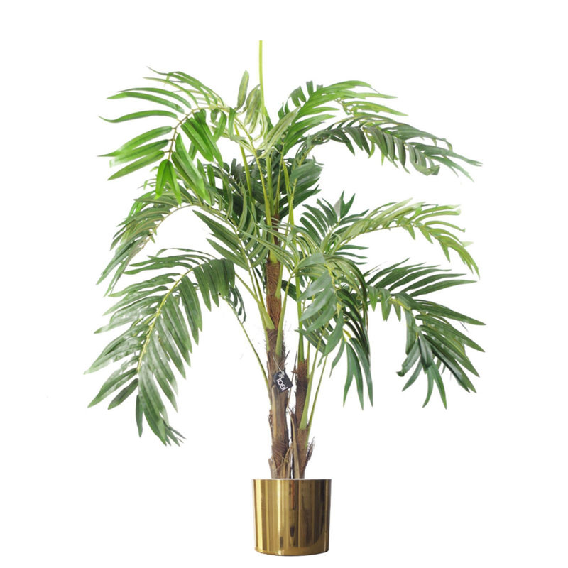 120cm Faux Palm Tree, Gold