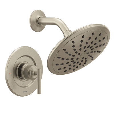 Moen Gibson Posi-Temp Shower Only Trim with 8-Inch Eco-Performance Rainshower, Valve Required