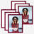 Red Gallery Wall Picture Frame - Frames Included: 6