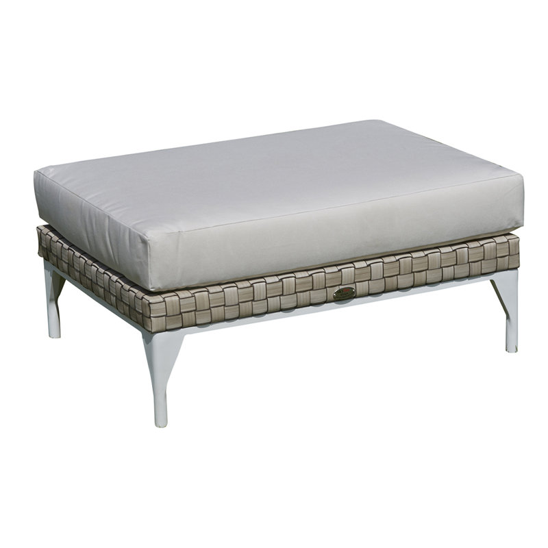Brafta Outdoor Ottoman, Canvas Canvas Sunbrella® Canvas