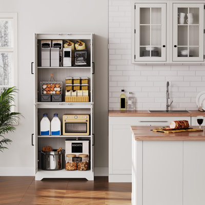 Armoire garde-manger en bois 71 po Farmhouse