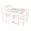 Lit mezzanine avec armoire, armoire et DEL-1680299996-1680299999