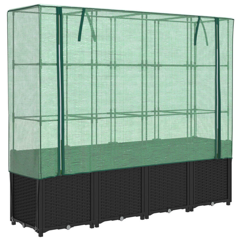 Raised Bed Polypropylene 63.0 In X 15.7 In, Black
