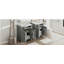 Meuble-lavabo moderne de 48 pouces avec lavabo en céramique, portes à fermeture en douceur, tiroir rabattable, tablettes de porte à double couche, solution de rangement élégante-1982877988