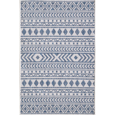 Tapis rayé intérieur / extérieur Bethaney
