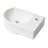 Alfi Brand 10.63'' White Ceramic Oval Bathroom Sink with Overflow