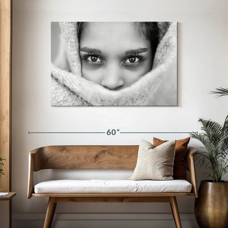 Leisha aux yeux de la jeunesse, H 30 po x l 45 po