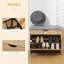 4 Pair Shoe Storage Bench