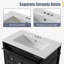 30"Single Bathroom Vanity with Top Sink-1486983128-1486983132