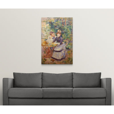 " In The Garden, 1885 " by Pierre-Auguste Renoir