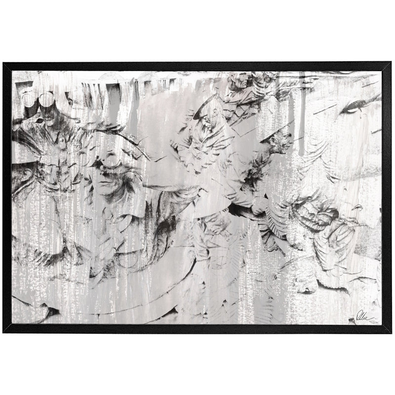 Watch Out Battle Of Britain - Single Picture Frame Print, 41cm H x 61cm W x 4cm D, Black