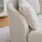 73.8" W Chenille Upholstered Slipcovered Curved Sofa-484539118