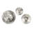 Silver Textured Oversized Disc