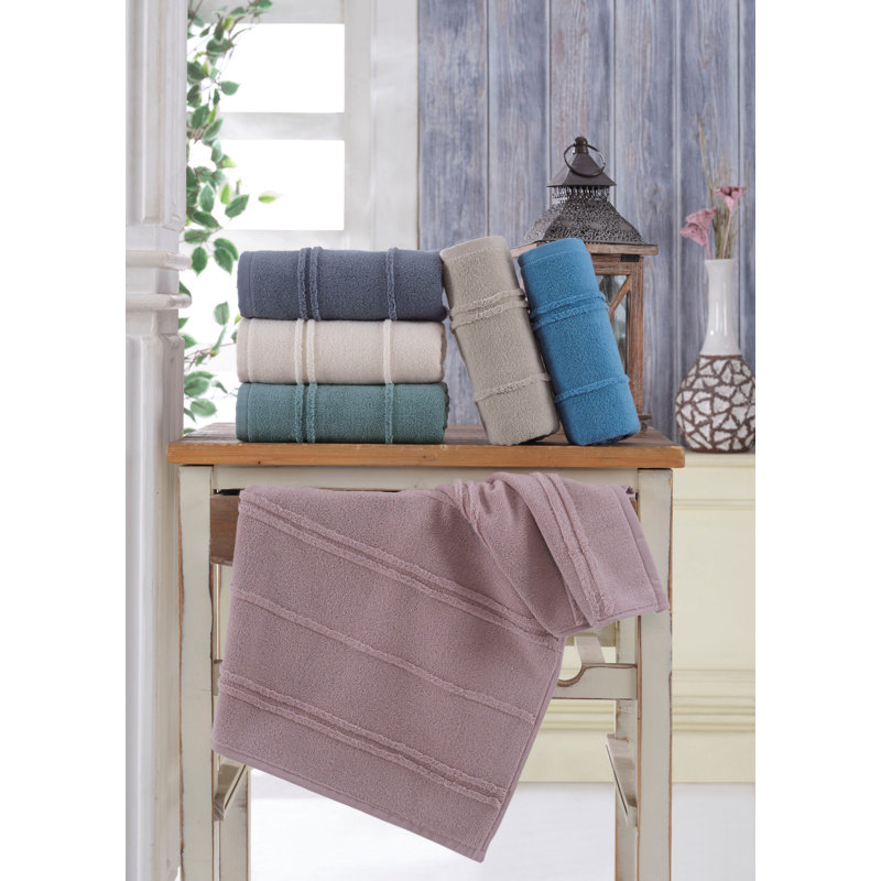 Ensemble de serviettes à main de qualité supérieure (6 pièces), 100% micro-coton, 19,7 x 35,4 pouces | Ultra-absorbant, 15,9 oz par verge | Lavable à la machine à 104 ° F | Doux, durable et à séchage rapide, parfait pour la maison et le spa