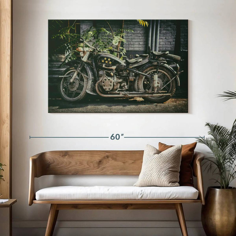 Mehar Motorcycle Five Stars, 32" H x 48" W