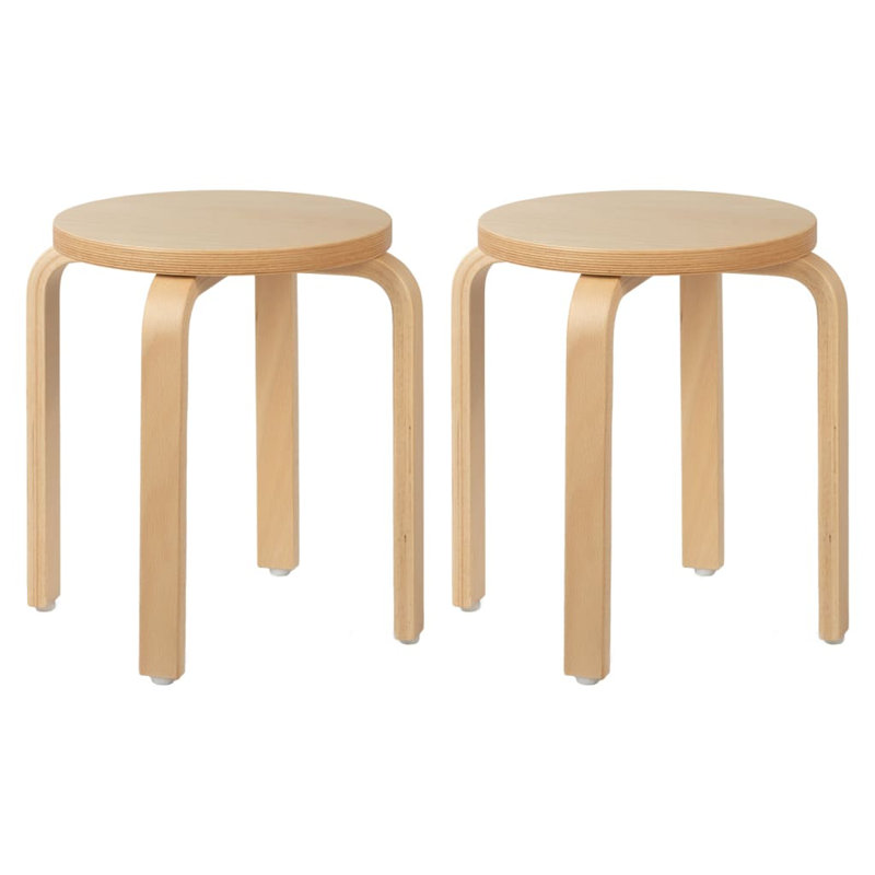 Vrysoules Black/Brown 2 - Step Stool, Brown
