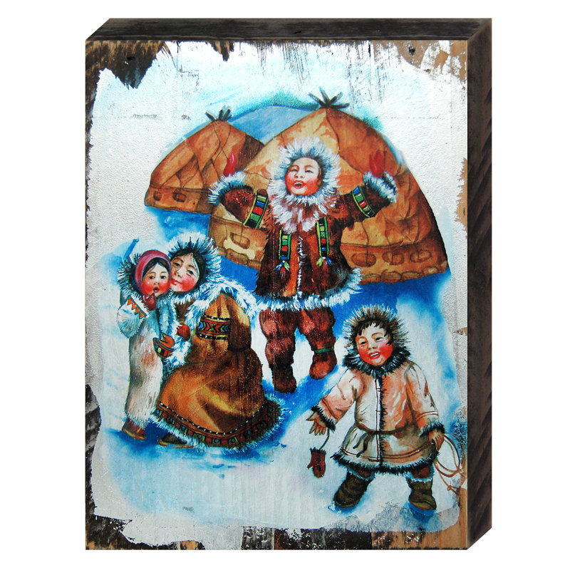 Décoration murale« on board », "alaska family village"
