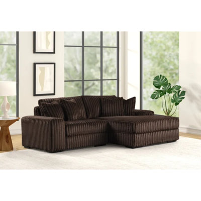 Sunday Chocolate 3-piece Sectional