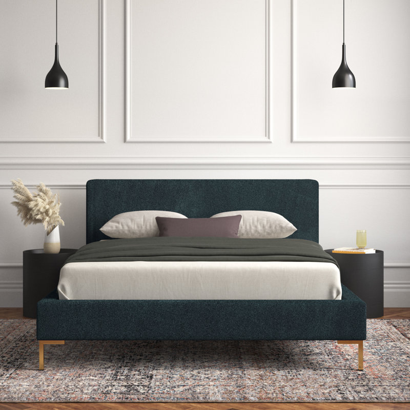 Sigourney Upholstered Platform Bed, Queen
