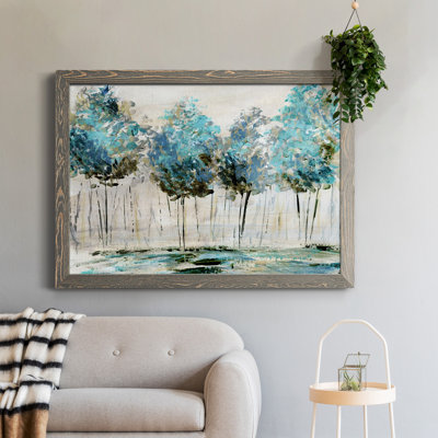 Printemps - Peinture sur toile encadrée